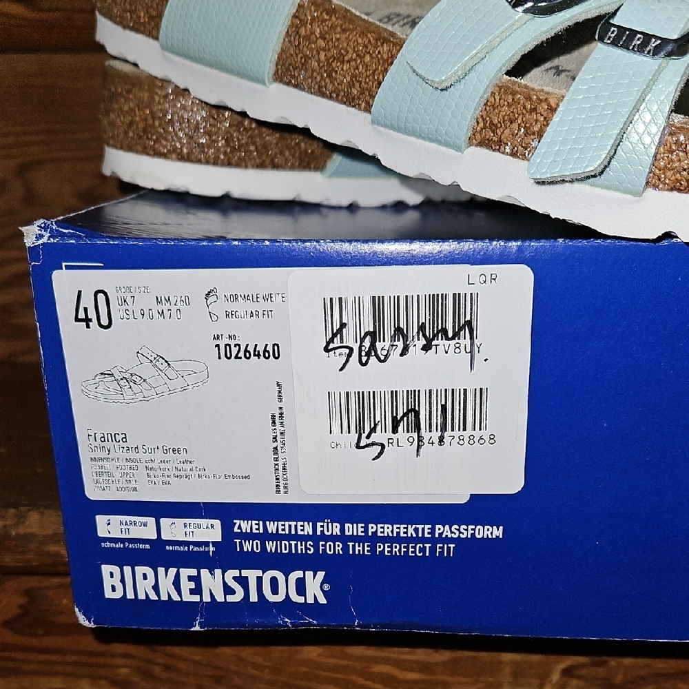 Birkenstock Women's Sandals - Sky Blue - Picture 3 of 7